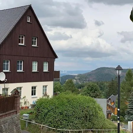 Fewo Karasek In Oybin Mit Panormablick, Kammlage Hain  Extérieur photo